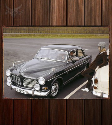 Металлическая табличка Volvo P123 GT70